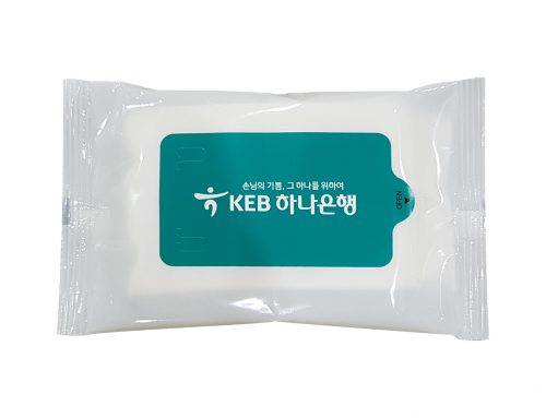 KEB Hana Bank 물티슈